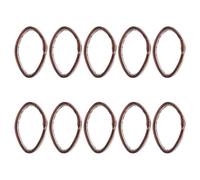 Garneck Marron Passant de Bracelet de Montre Lot de 10 Pièces en Cuir, 20mm | Installation Facile, Maintien Sûr du Bracelet, Remplacement pour Retenue Cassée, Port Confortable au Quotidien