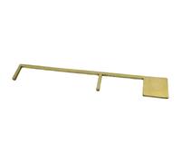 Garneck Marteau D'accordage de Piano en Laiton Double Marquage Métrique et Système Anglais, Outil Manuel Compact pour Inspection des Distances des Marteaux, Adapté aux Pièces d'action