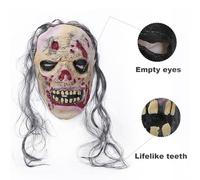 Garneck Masque D'halloween Zombie Léger et Respirant, en Vinyle | Accessoire Cosplay pour Carnaval et Spectacles de Danse, Style Horror Créatif, Confortable à Porter Couleur Aléatoire