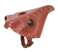 Garneck Masque D'oiseau Peste Steampunk Rouge, Ambiance Halloween | Plastique Léger, Trous de Ventilation, Taille Unique Confortable, pour Fête Punk et Noël, Style Gothique