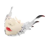 Garneck Masque Mécanique Demi Visage Steampunk pour Femmes Style Futuriste Élégant Cosplay Punk et pour Halloween Carnaval et à Thème