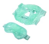 Garneck Masque Rafraîchissant Yeux en Gel Glacé, Masque Facial à Compresse Froide et Chaude, Léger et Confortable, pour Soulager Fatigue Oculaire, Poches et Maux de Couleur Aléatoire