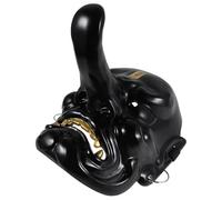 Garneck Masque Tengu Japonerie Noir Traditionnel 1 Pièce Masque de Cosplay Kentakakura Accessoire Carnaval et Bal Masqué pour Soirées Festives