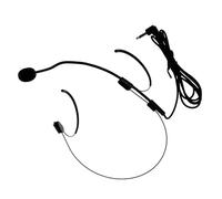 Garneck Micro-Casque sans Fil Noir Compact en Plastique Léger Microphone Flexible pour Chant et Présentation sur Scène Facile à Transporter