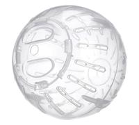 Garneck Mini-balles Balle De Hamster Clair Petit Balle pour Hamster Baule d'exercice du Hamster Clair Forme Courir Balle d'exercice Boule De Hamster Jouant Blanche Plastique