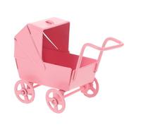 Garneck Mini Chariot de Courses Métal Brouettes pour Maison de Poupée Chariot de Courses Miniature Accessoires pour Micro-paysages Modèles de Simulation