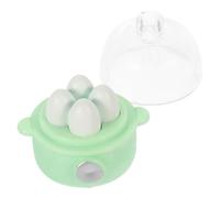 Garneck Mini Cuiseur à Œufs Mini-Maison Accessoire Modèle De Cuisine De Maison De Poupée Accessoire De Cuisine Miniature Accessoire De Maison De Poupée Green PP