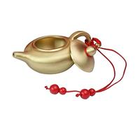 Garneck Mini Théière Laiton Décorative Objet De Décoration De Bureau Théière Miniature Vintage Idée Créative Accessoire Pour Salon Ou Bureau