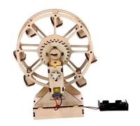 Garneck Modèle 3D en Bois Éducatif pour Garçon et Filles Puzzle Soi-Même Jouet Créatif Ensemble Apprentissage et Divertissement Kdl07 Ferris Wheel