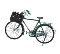 Garneck Modèle Vélo Rétro Alliage à Assembler Figurine Vintage pour Décoration Bureau Miniature Résistant et Compact Cadeau Fan Vélo