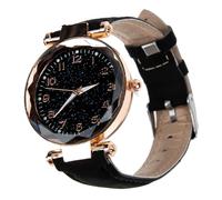 Garneck Montre Femme Bracelet Cuir Mat Résistante à Usure Élégante avec Cadran Chiffres Arabes Montre Délicate pour Dames Au Style Classique