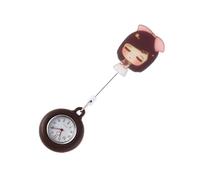 Garneck Montre Infirmière Rétractable Pratique avec Cadran Clair Montre Médicale Portable pour Infirmières Médecins et Étudiants Cadeau Femme Collègue Travail