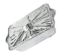 Garneck Moule à Pâtisserie En Aluminium Jetable Avec Couvercle 10 Pièces Pour Barbecue Et Pique- Résistant Chaleur Pratique Cuisson Des Aliments Stockage