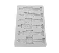 Garneck Moule en Silicone Casse-noisette Soldat Réutilisable 3d Antiadhésif Gris Clair, Moule à Chocolat de Noël et Résine pour Décoration Festive, Compatible Lave-vaisselle, Loisirs
