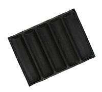 Garneck Moule Rectangulaire en Silicone Noir Revêtement Antiadhésif et Libération Rapide, Cuisson Domestique et Levain Maison