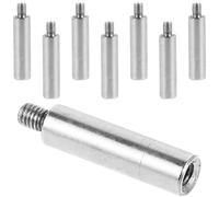 Garneck Music Box Spindle Replacement Kit, 8pcs Metal Extension Bars for Music Box Movement, Convenient to Carry, Accessory for Repair and DIY