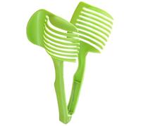 Garneck Outil Découpe Fruits et Légumes Multifonction Poignée Antidérapante, Trancheuse à Tomates et Coupe-Fraises, Accessoire la Cuisine Pratique pour Préparation Rapide