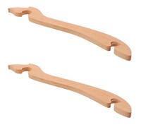 Garneck Outils de Traction Poussée pour Grille de Four en Bois, Lot de 2, Manche Long Cuisine Propre et Sûre