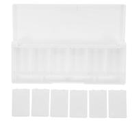 Garneck Palette D'aquarelle Vide à 6 Compartiments Détachables, Boîte à Fards à Paupières Rechargeable Multifonction en Plastique Compacte pour Maquillage, Peinture Corporelle et Gel