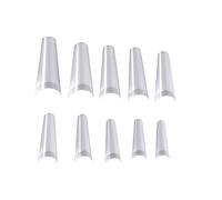 Garneck Palette de Conseils pour Ongles Blanc 500 Pièces Accessoires de Manucure pour Pratique et Nail Art Chartre de Couleurs pour Exposition D’ongles
