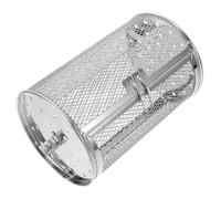 Garneck Panier Rôtissoire Cage Rotative de Tambour en Acier Inoxydable Cuisson Homogène des Aliments Résistante la Déformation pour Barbecue et Four