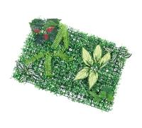 Garneck Panneau Végétal Artificiel Mur De Gazon Haie Artificielle Décoration Murale Intérieure Extérieure Plantes Décoratives Arrière-plan Facile Installer
