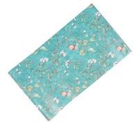 Garneck Papier Peint Vinyle Vert à Fleurs et Oiseaux, Autocollant Mural | PVC à Poser sans Peinture, Texture Discrète, pour Tables et Portes D’armoire en Location