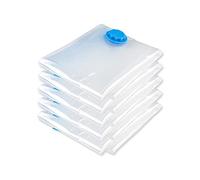 Garneck Paquet de Rangement sous Vide Étanches 50x60 Cm pour Vêtements et Couettes, Compression, Matériau Solide, Organisateur Gain de Place pour Maison et Voyage, Lot Standard