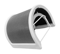 Garneck Pare-vent U en Mousse Blanche pour Microphone Portatif Protection Anti-éclaboussures en Abs, Design Polyvalent pour Enregistrement en Studio