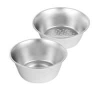 Garneck Passoire Inox Multifonction pour Fruits et Légumes Panier Égouttoir avec Crépine Fine pour Cuisine et Camping