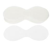 Garneck Patchs Hydratants Yeux en Coton Blanc, 200 Pièces, Masque Léger Forte Capacité de Charge pour Soins du Contour des Yeux et Usage DIY