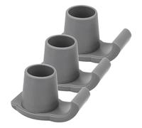 Garneck Patins Antidérapants Coussinets Confortables Lot de 3 en Plastique Accessoires de Remplacement pour Déambulateur et Canne pour Activités Extérieures et Boue pour Seniors