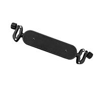 Garneck Pédale De Poussette Réversible Pieds Hamac Avion Chariot Accessoires De Voyage Soutien Mini Support Pour Pieds De Poussette Voiture Gazelle Chaise Haute Black Matériau Plastique