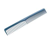 Garneck Peigne de Barbier Bleu Professionnel Antistatique en Abs Dents de Grossier à Fin, Adapté aux Cheveux Épais pour Usage en Salon de Coiffure ou Hôtel