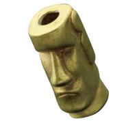 Garneck Perles D'espacement en Laiton pour Bracelets et Bijoux Faits Maison, Pendentif Moaï de L'île de Pâques, Décoration Créative pour Loisirs Créatifs et Fabrication Artisanale