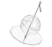 Garneck Perroquet Interactif en Abs Boule Suspendue pour Fourrage Jouets Nourrissants pour Oiseaux Petits et Moyens Suspendre