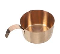 Garneck Pichet à Espresso Inox avec Bec Verseur Précis pour Café Concentré Pichet à Lait Compact pour Cappuccino et Latte Pot Mousseur Acier Inoxydable pour Amateurs de Café