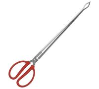 Garneck Pince à Crabes en Acier Inoxydable 53 CM Pince à Déchets et Loches Hygiénique Large Ouverture et Poignée Crantée Outil Polyvalent pour Barbecue et Nettoyage en Extérieur