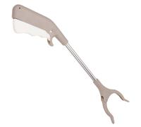 Garneck Pince à Déchets en Alliage d'Aluminium 40 CM Outil de Ramassage des Détritus Léger et Résistant Pince de Nettoyage des Déchets pour Jardin Extérieur et Collecte Facile