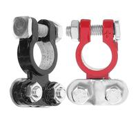 Garneck Pince de Connecteur de Batterie Aluminium pour Voiture Clip de Borne Positive et Négative Installation Rapide et Fixation Sécurisée Remplacement de Cosse Électrique pour Usage