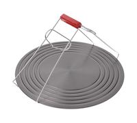 Garneck Plaque Épaisseur 4mm Diffuseur de Chaleur en Aluminium 20cm Poignée de Levage Surface Anti-brûlure pour Cuisson et Décongélation pour Cuisinière à Gaz et Induction