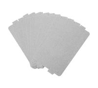 Garneck Plaques de Mica pour Four à Micro-ondes 10pcs en Papier Mica Argenté Isolant Thermique et Résistant la Chaleur, Découpables pour Réparation et Remplacement