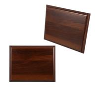 Garneck Plaques de Trophées en Bois Massif Soi-même 2pcs, Finition Non Vernie, pour Décoration Murale ou Pose sur Table, pour Projets DIY et Événements