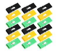 Garneck Plastique Capuchons de Court-Circuit 30 Pièces 2,54mm | Lot Noir, Vert et Jaune, Usage sur Connecteurs de Carte Mère et Disques Durs
