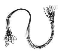 Garneck Plastique Dragonne Élastique Noir, 10 Pièces Stylet