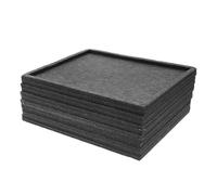 Garneck Plateau de Rangement en Feutre pour Puzzles 1000 Pièces, Trieur Empilable et Réutilisable, Organiseur Pratique pour Pièces de Puzzle à Domicile