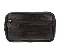 Garneck Pochette de Ceinture pour Téléphone Homme en PU, Accès Rapide | Noir ou Coffee, Légère pour Clés et Argenté, Pratique en Sortie Journalière Vélo