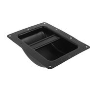 Garneck Poignée de Haut-Parleur Encastrée en Fer, Poignée D’Enceinte Acoustique, Noir, pour Caisse Vide et Haut-Parleur de Scène, Design Ergonomique, Facile à Fixer