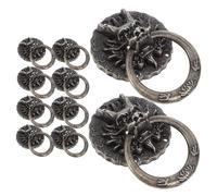 Garneck Poignée de Meuble Lot de 10 Vintage en Alliage de Zinc Tête de Dragon Poignées Robustes et Faciles à Installer pour Tiroirs et Décorations D'intérieur