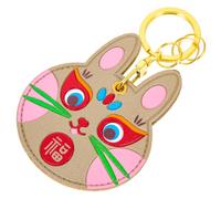 Garneck Porte-Cartes D'identité Portable Lapin en Cuir pour Carte de Bus | Protège-cartes Multifonction, Pochette de Rangement Compacte, Usage Pratique au Quotidien, Finition Lisse